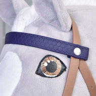 Testiera completa con nasello Marrone Viola