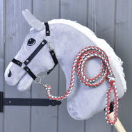 Hobby Horse - longhina intrecciata rosso bianco 1