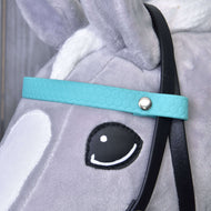 Briglia completa senza sottogola turchese