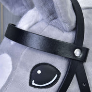 Briglia completa nero in similpelle