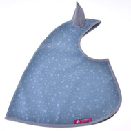 The Raincoat Blue Drops by Hobby Horse LarDen features a subtle bubble pattern and pointed hood like a shark fin—an adorable inspiration for an all-weather hobby horse accessory.