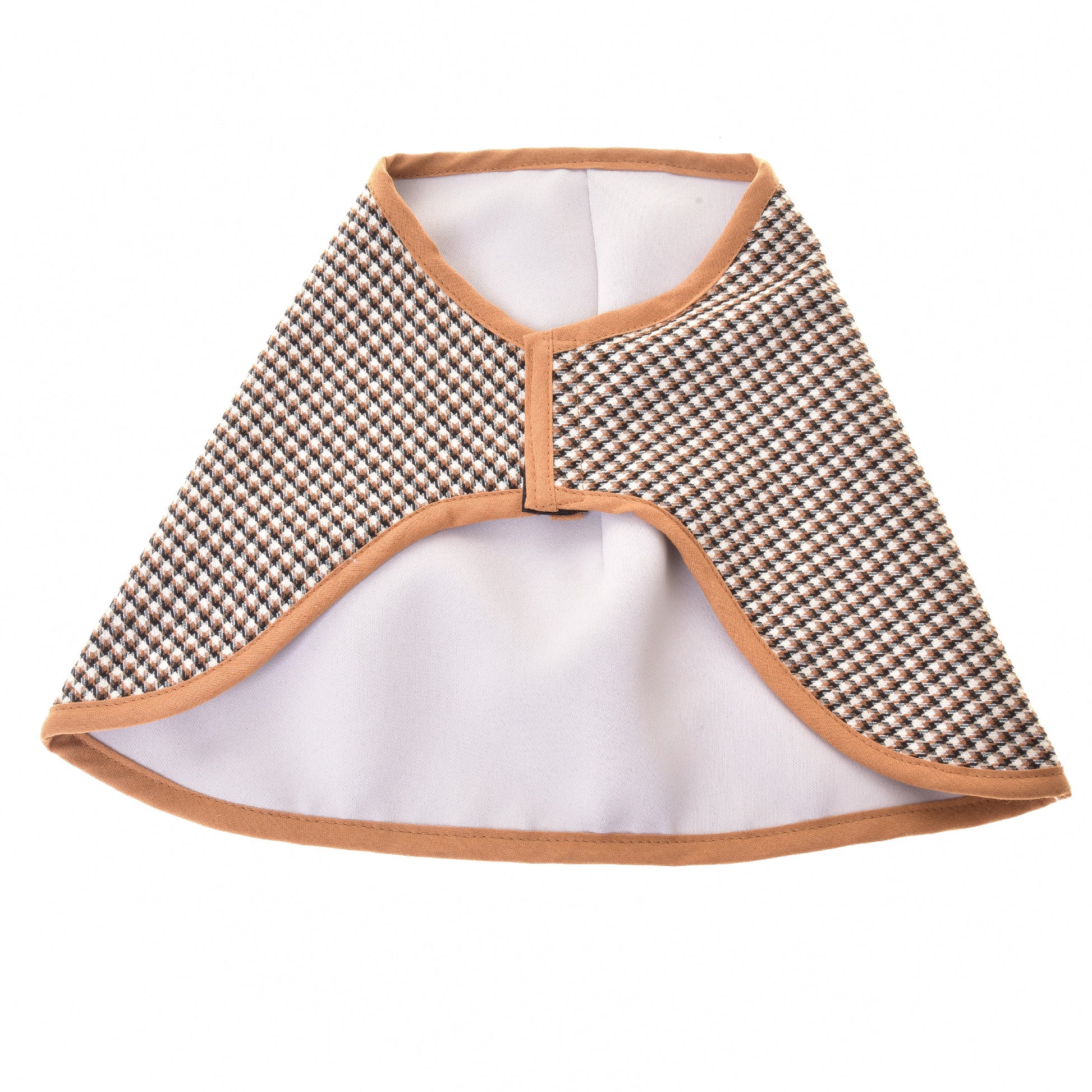 Blanket english brown plaid double-sided