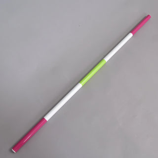 Asta da salto rosa-verde