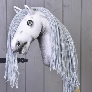 Hobby Horse Unicorno Silver con Briglia e Cavezza