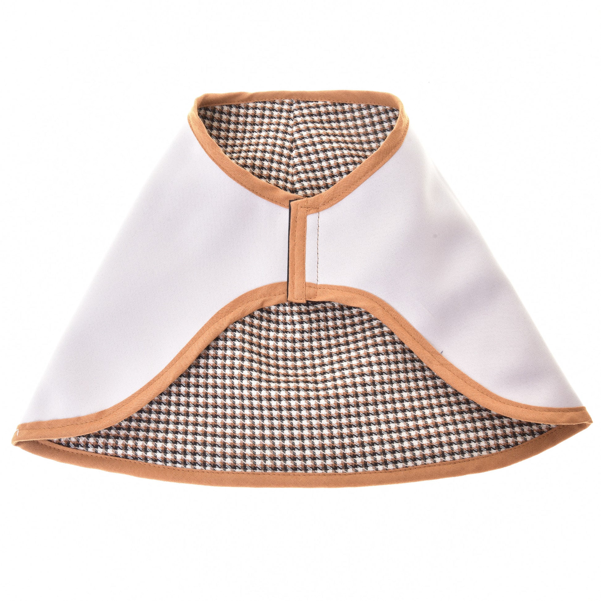 Blanket english brown plaid double-sided