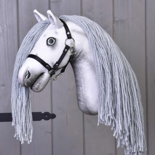 Hobby Horse Unicorno Silver con Briglia e Cavezza
