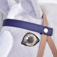 Complete bridle with noseband Brown Purple