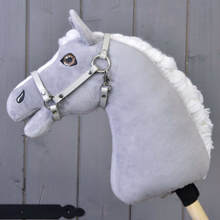 Cavezza - similpelle grigio chiaro (taglia S)