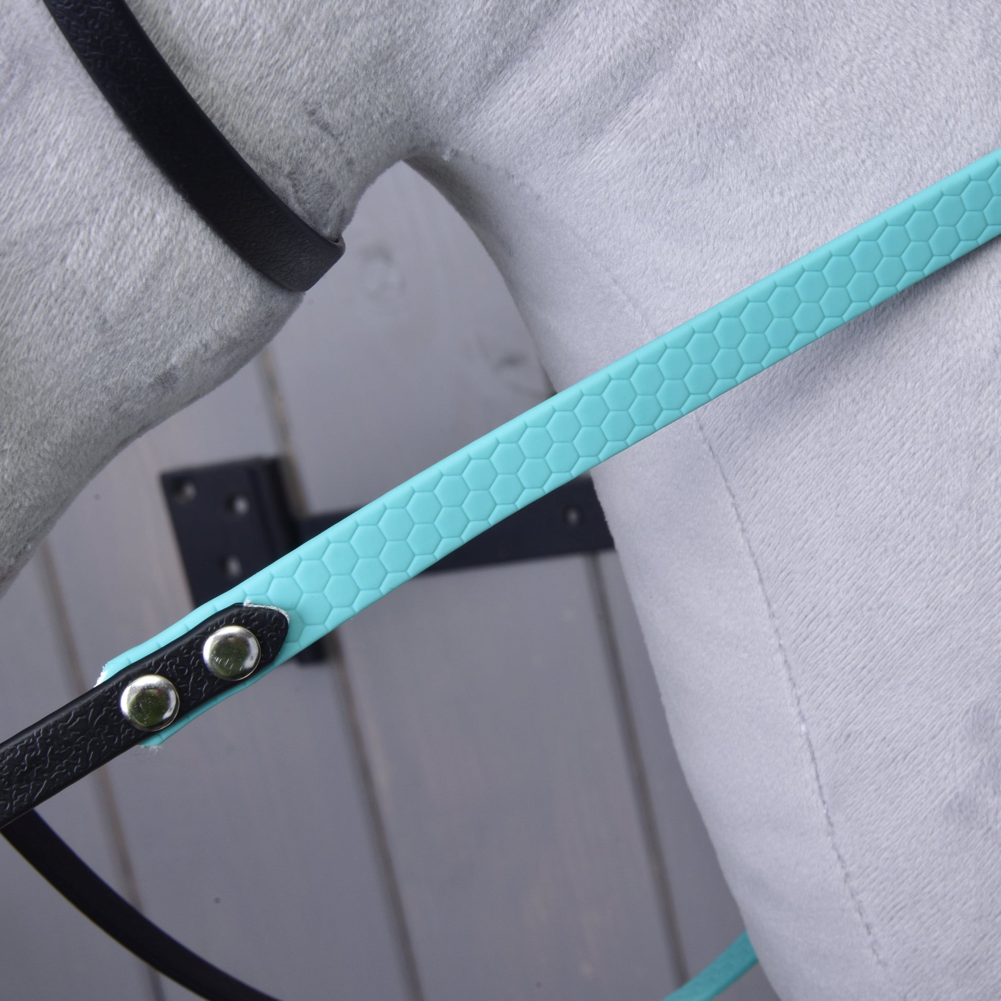 Complete bridle without noseband turquoise