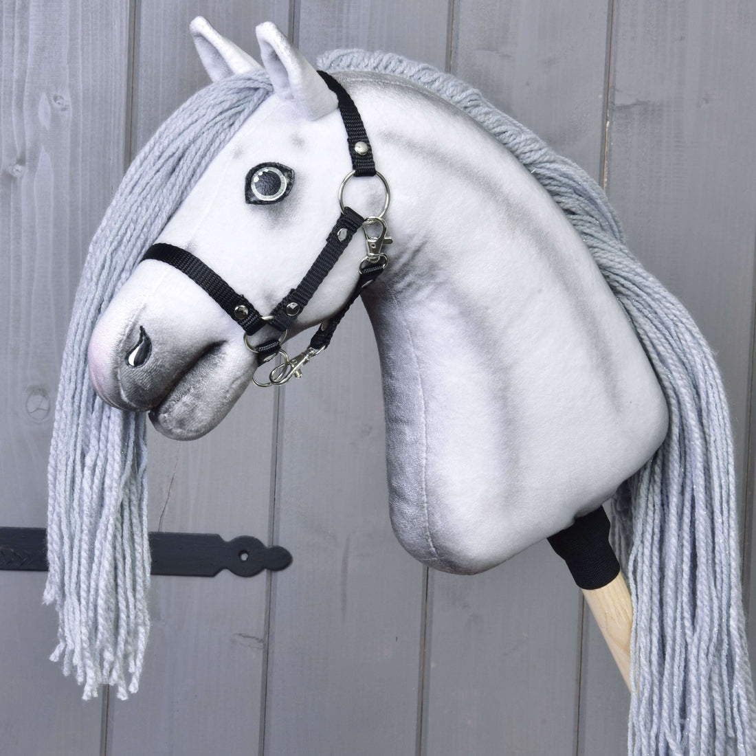 Hobby Horse Unicorno Silver con Briglia e Cavezza