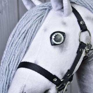 Hobby Horse Unicorno Silver con Briglia e Cavezza