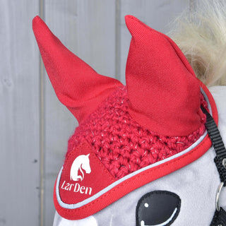 Cuffia all’uncinetto Red Sport