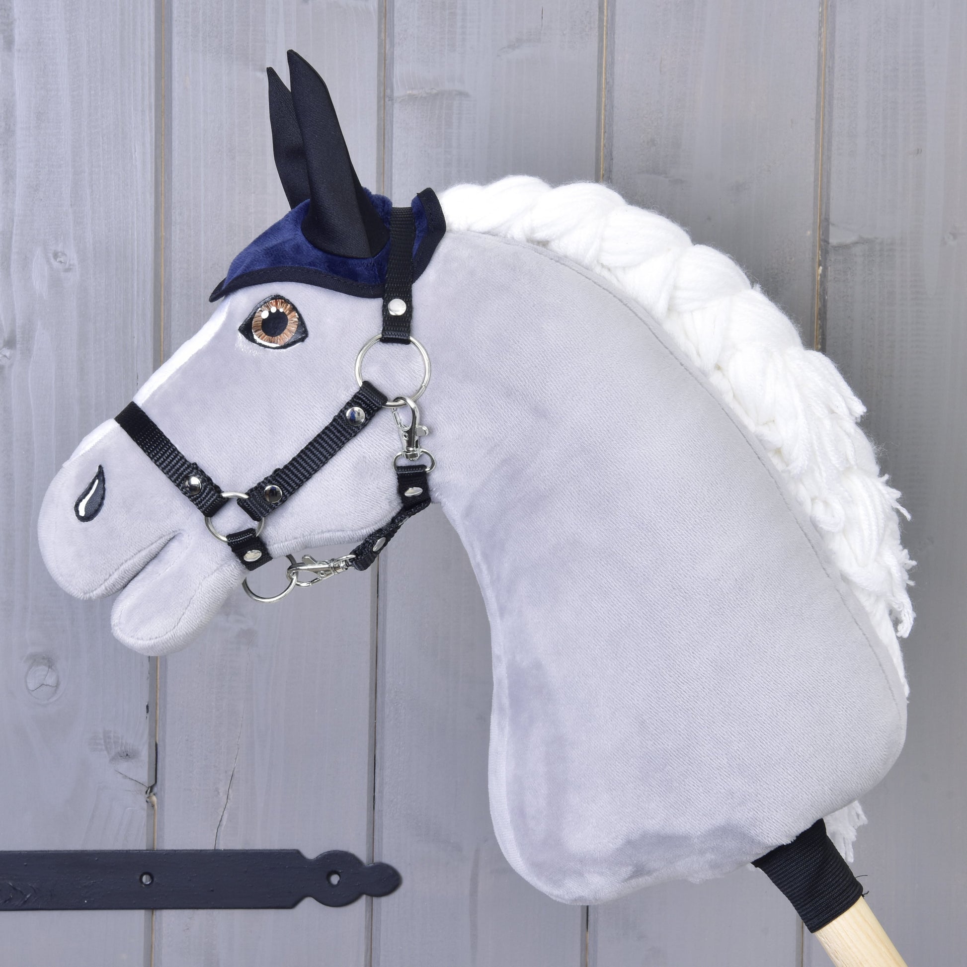 Set Dark Blue (ear bonnet + blanket)