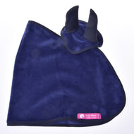 Set Dark Blue (ear bonnet + blanket)