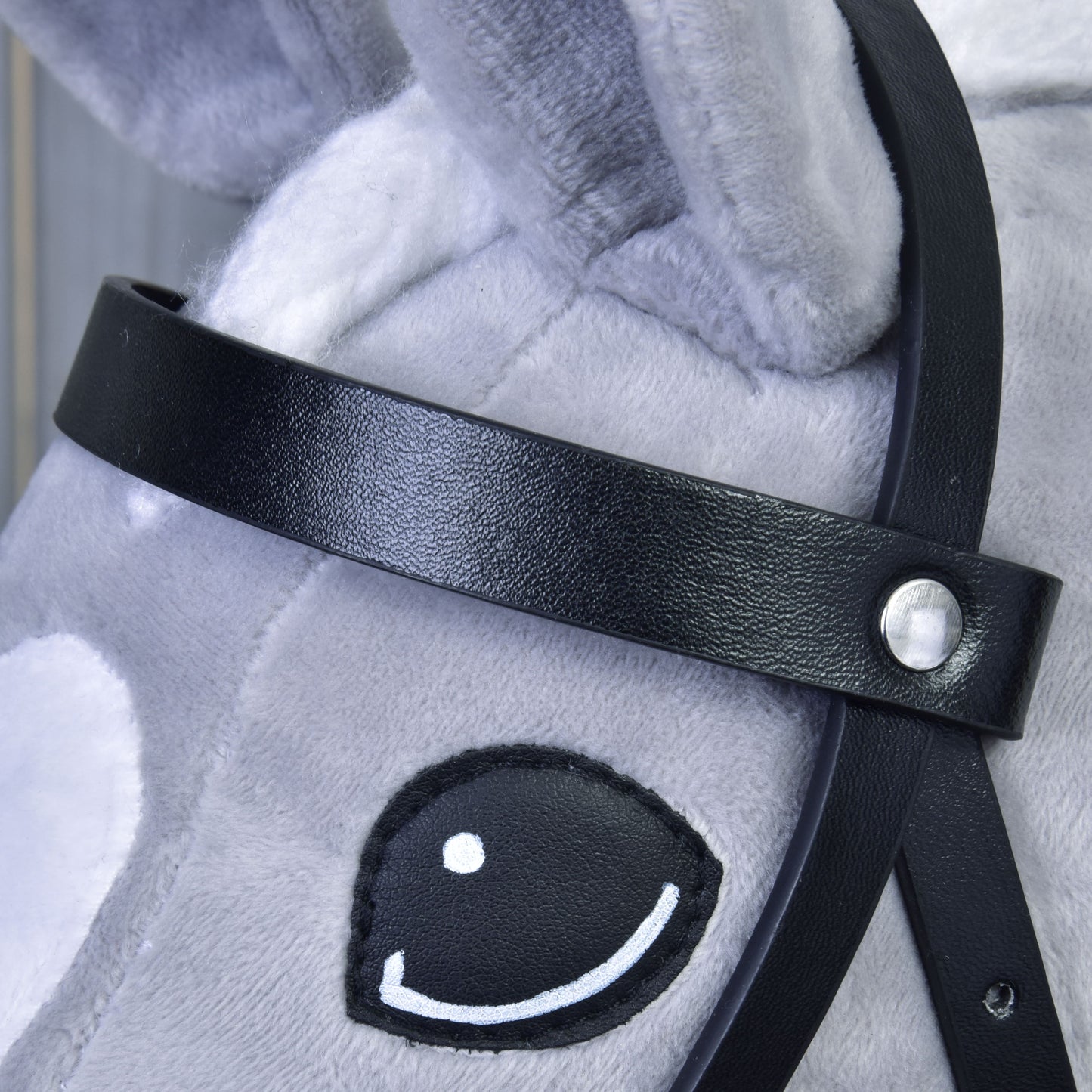 Complete black bridle Eco leatherette 2