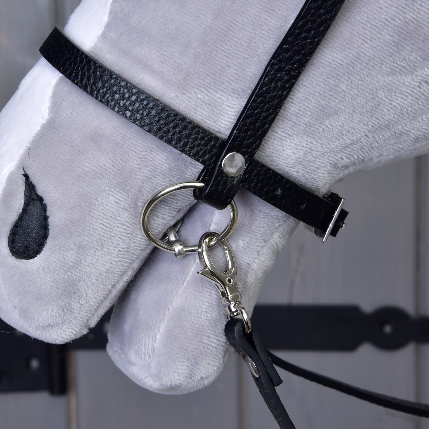 Complete black bridle with diamonds 2