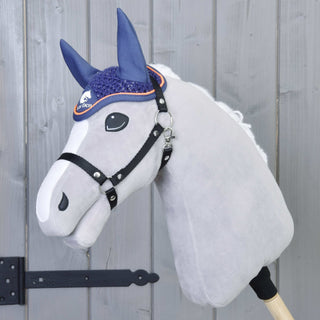 Cuffia all’uncinetto Blue Sport