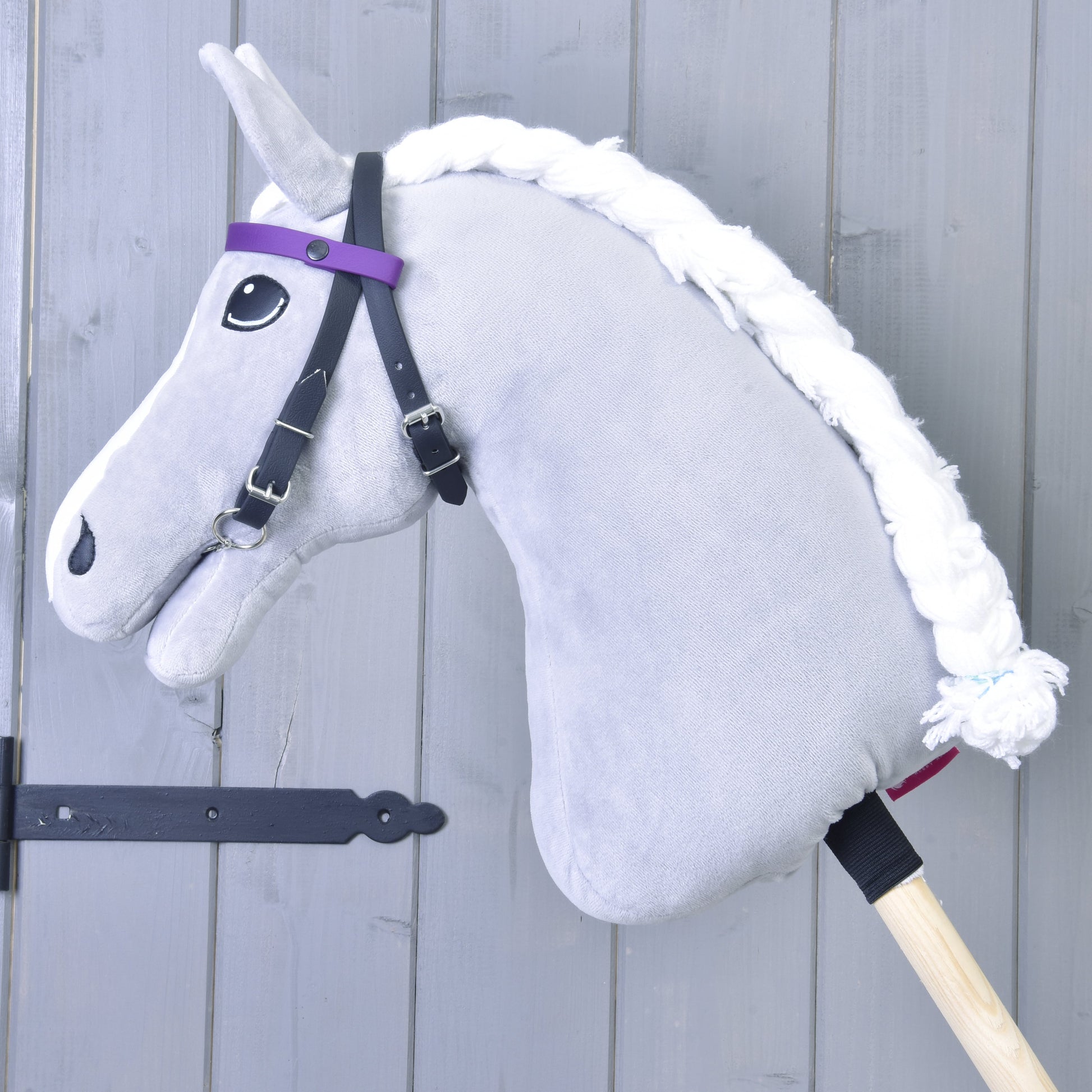 Bridle with 2 headbands purple (size M)