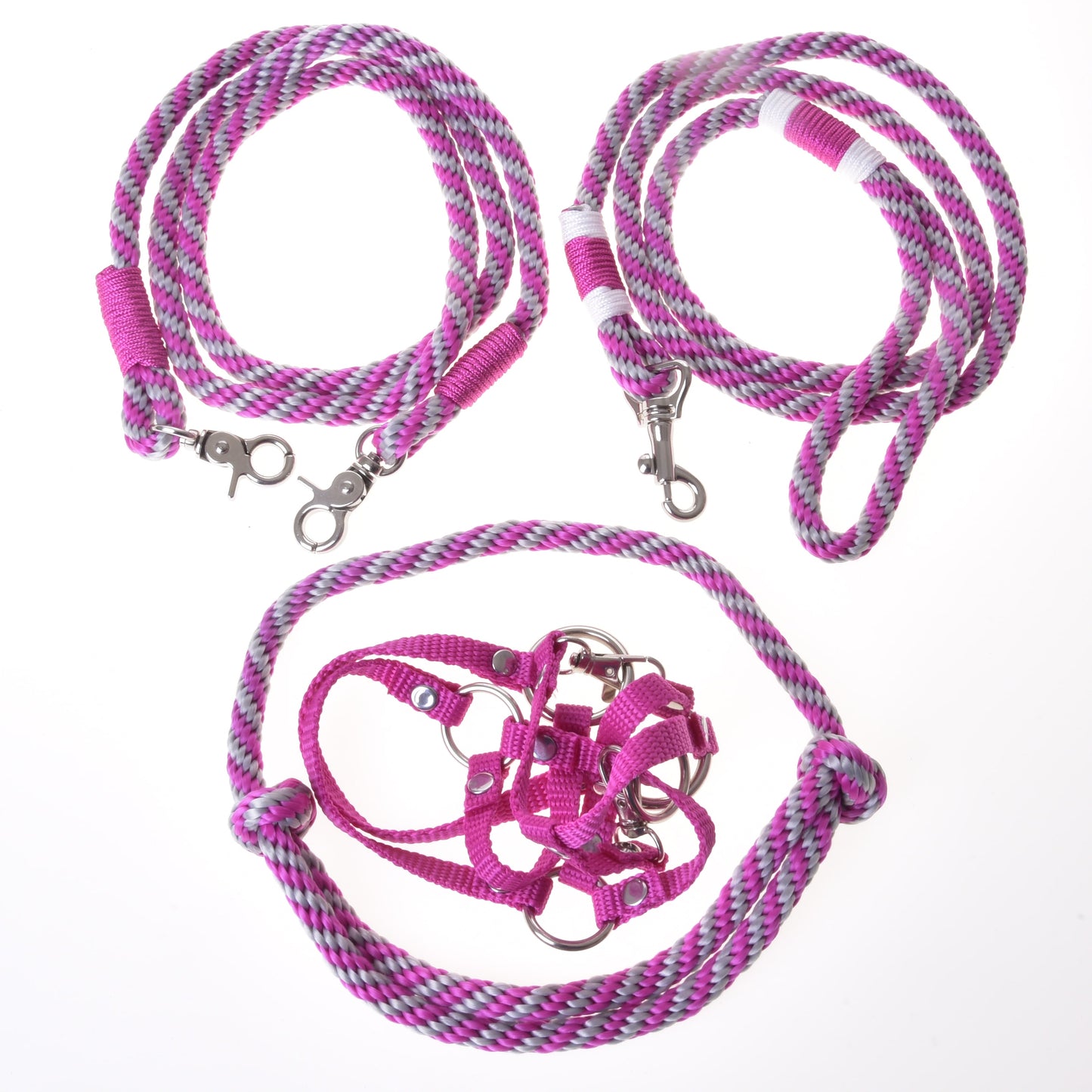 Set Start pink (halter, leash, reins, cordeo)