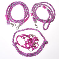 Set Start Pink (halter + cordeo + lead rope + reins)