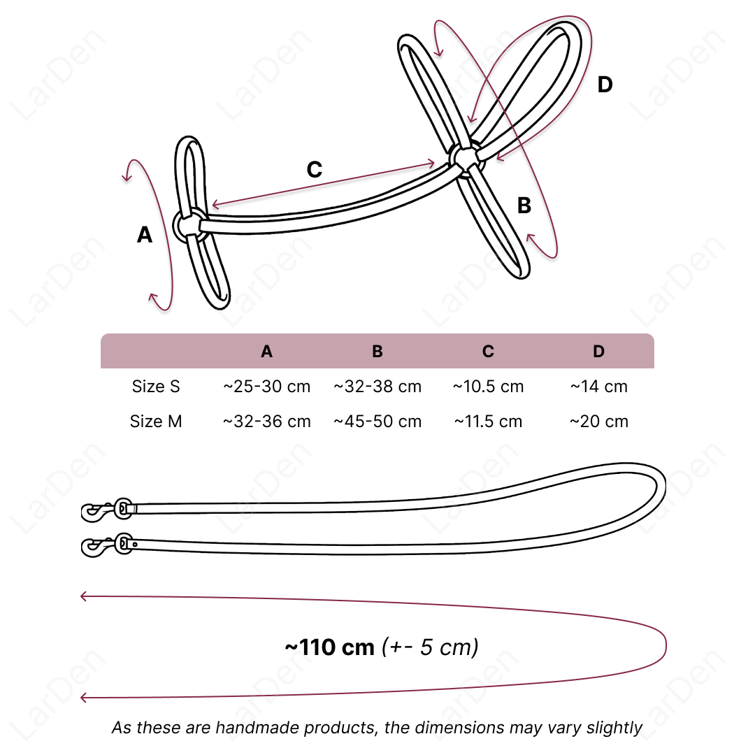Complete bitless bridle, decorated – Perfect fit