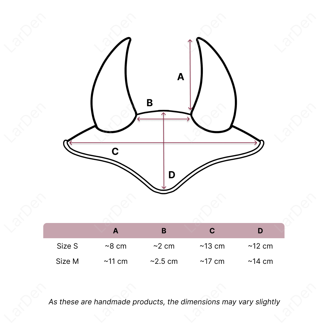 Hobby Horse LarDen - Ear Bonnet and Fly Veil