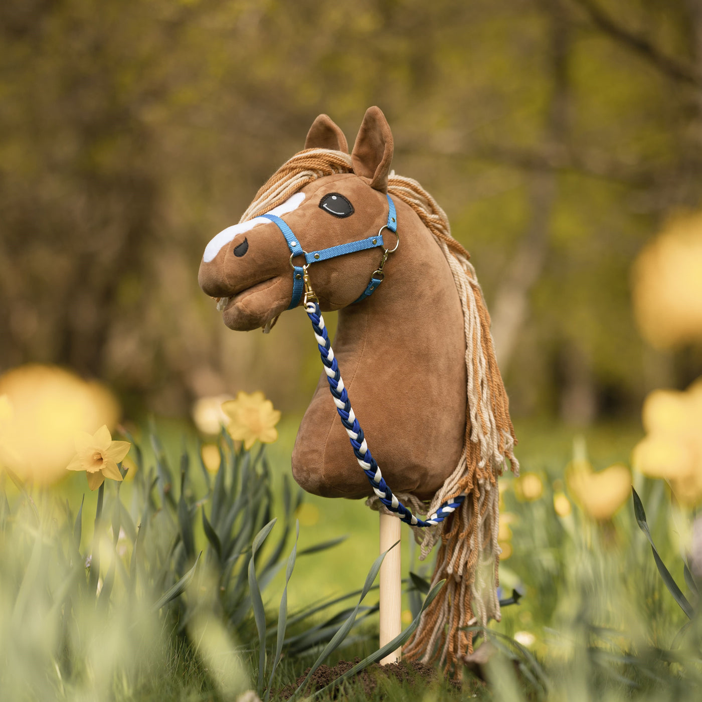 Hobby Horse - Leash White – Handcrafted with love