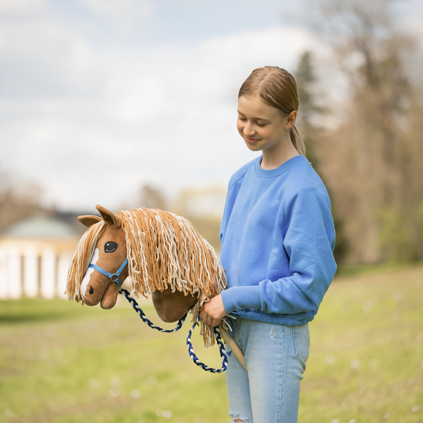 Hobby Horse - Leash White – Stylish lead for your Hobby Horse