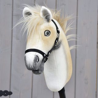 Hobby Horse Honey Pearl with Black Halter - size S
