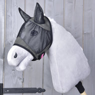 Fly Mask De Luxe Grey