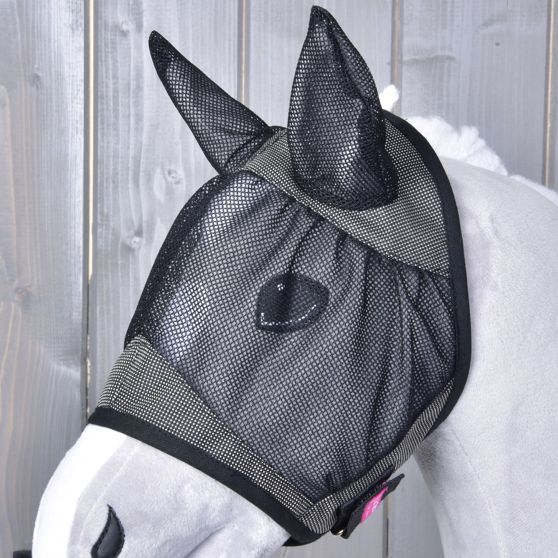 Fly Mask De Luxe Grey