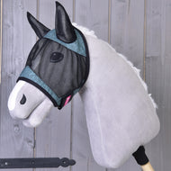 Fly Mask De Luxe Turquoise
