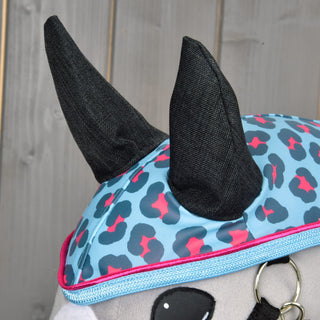 Raincoat Blue Leopard