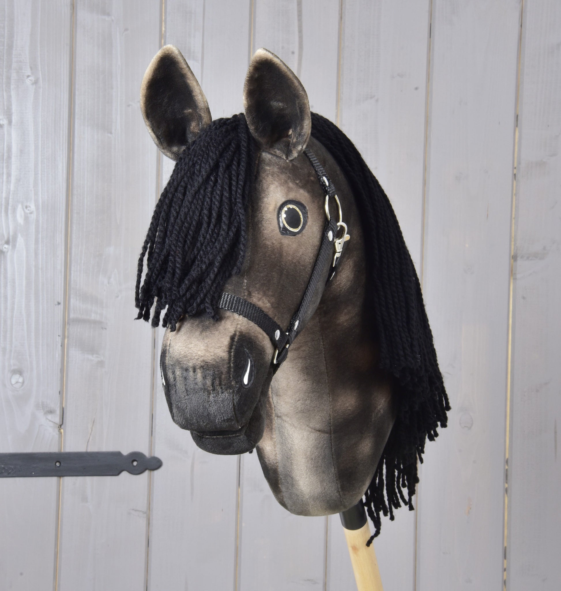 Hobby Horse Stormy with Black Halter