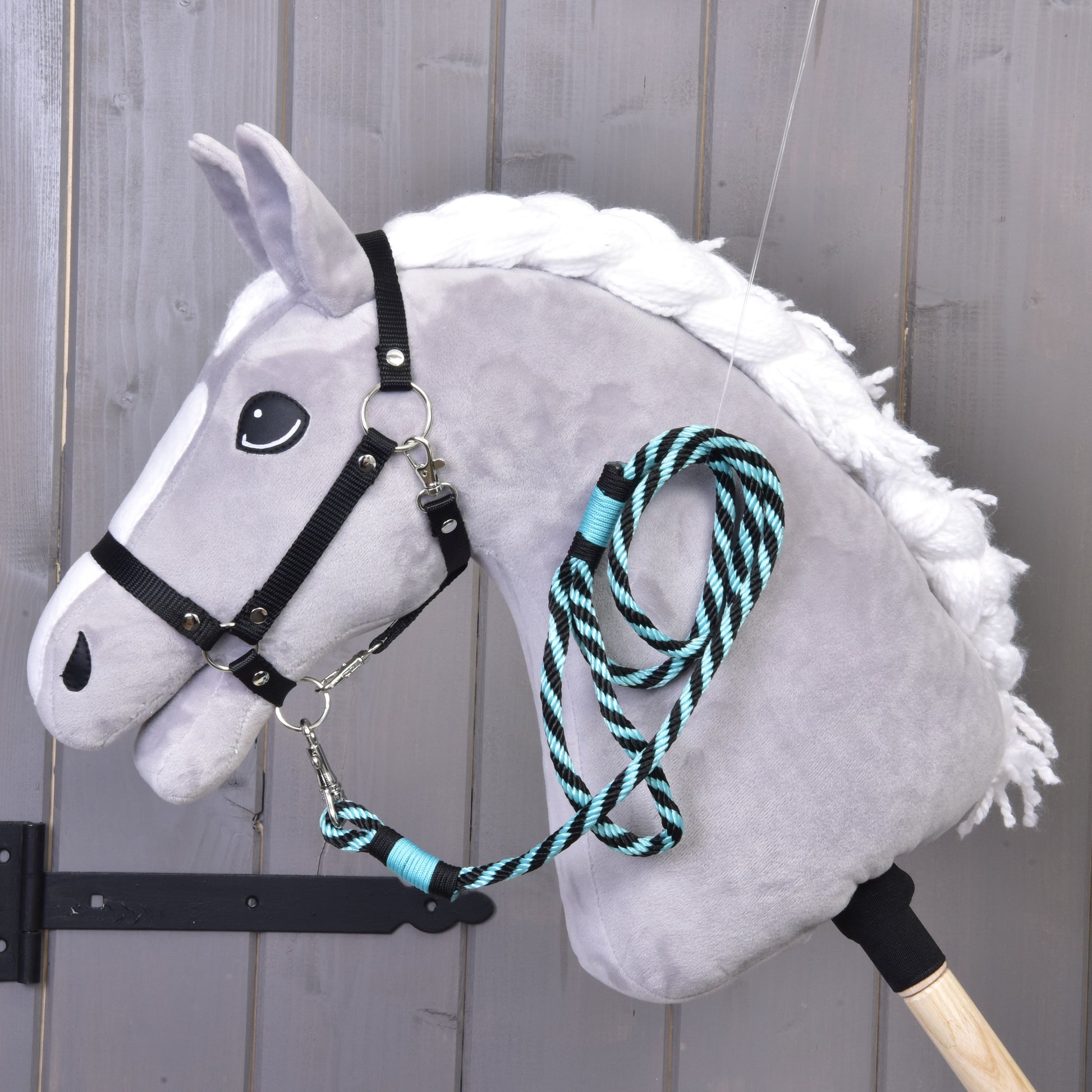 Hobby Horse - Lead rope stripe green