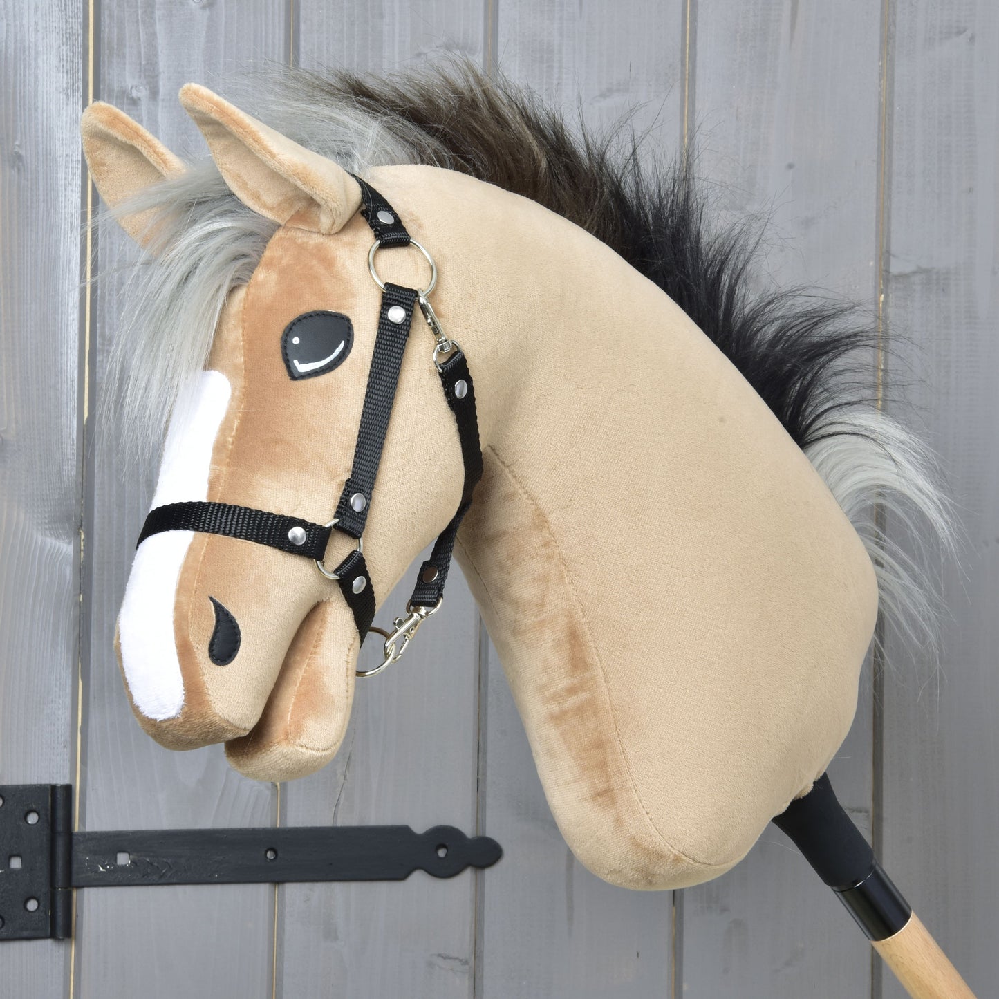 Hobby Horse Caramel with Black Halter
