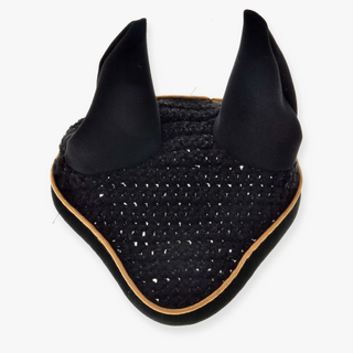 Cuffia all’uncinetto Black Gold
