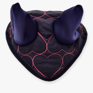 Ear Bonnet Pink Heart