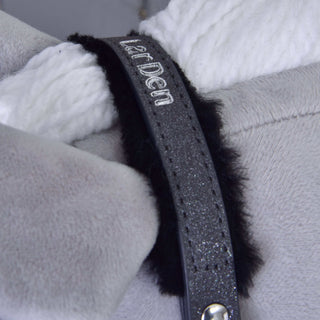 Cavezza con pelliccia - similpelle Graphite Full