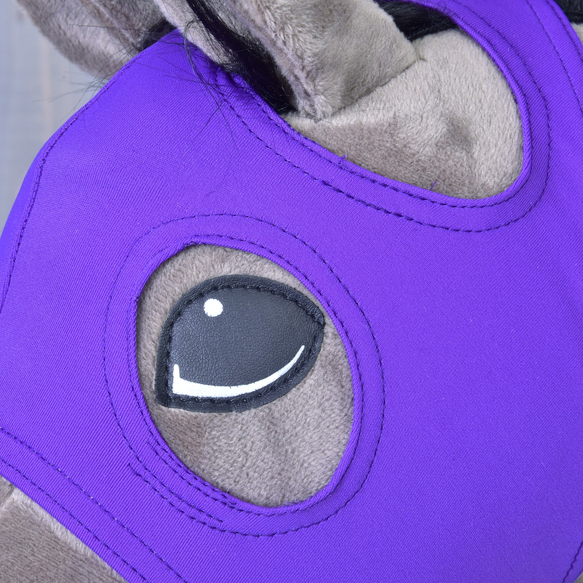 Horse Mask without ears Indigo