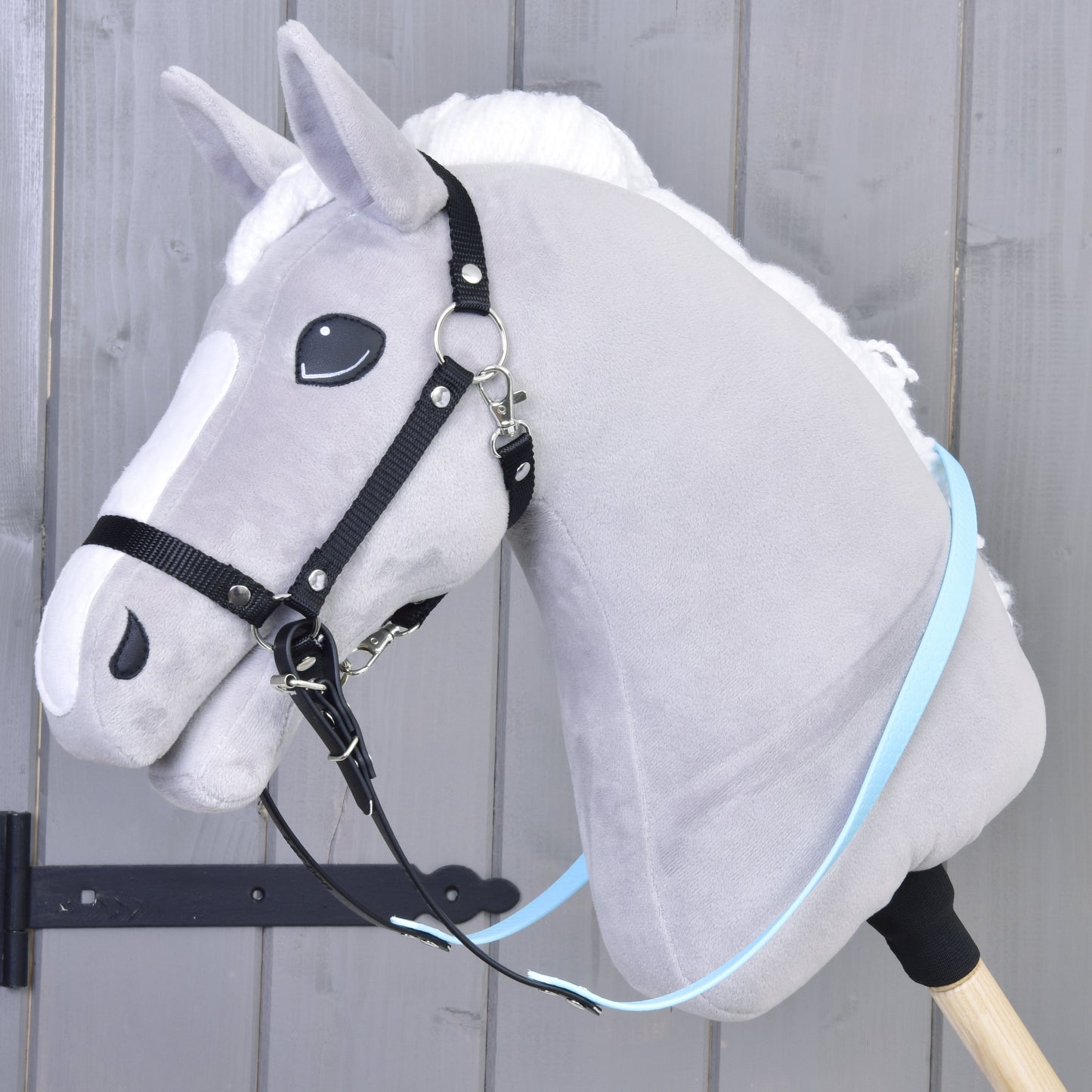 Reins rubberized Light blue