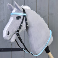 Complete bridle without noseband Light Blue
