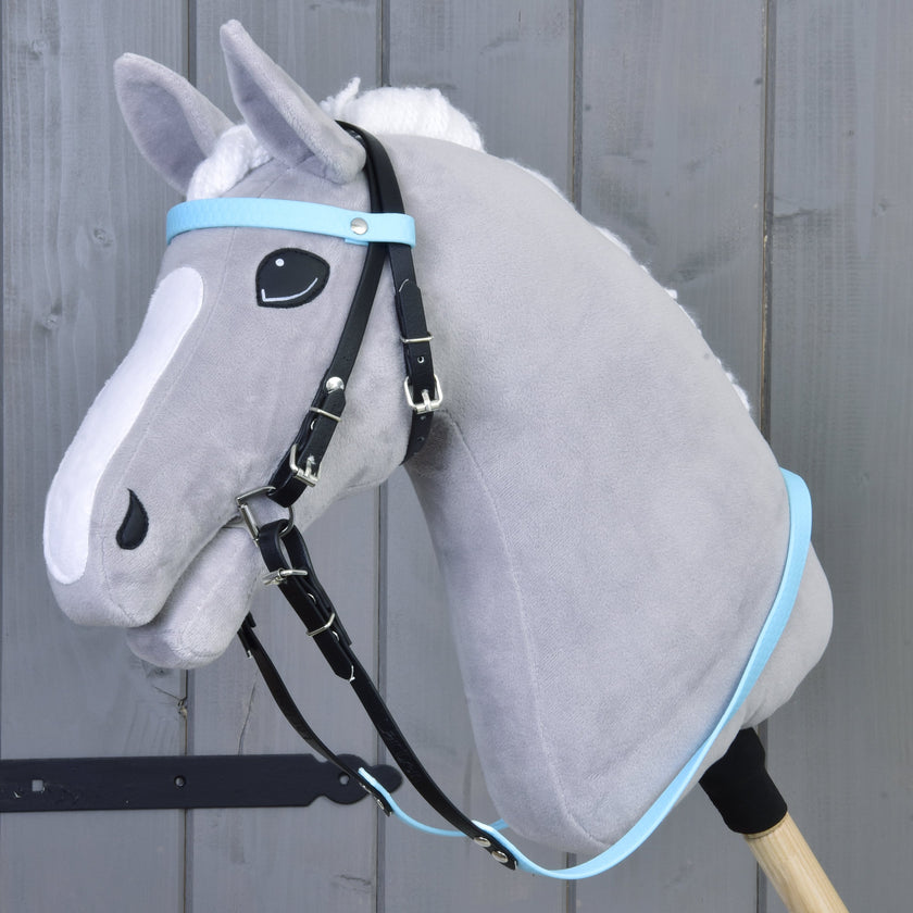 Complete bridle without noseband Light Blue