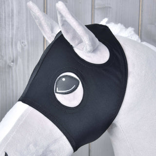 Maschera da cavallo senza orecchie Flamingo