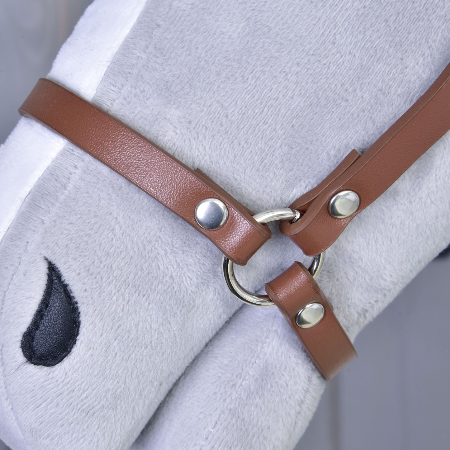 Halter - brown leatherette