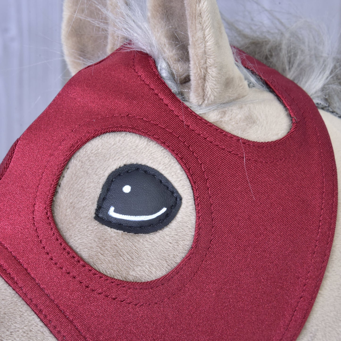 Horse Mask without ears Velvet 2