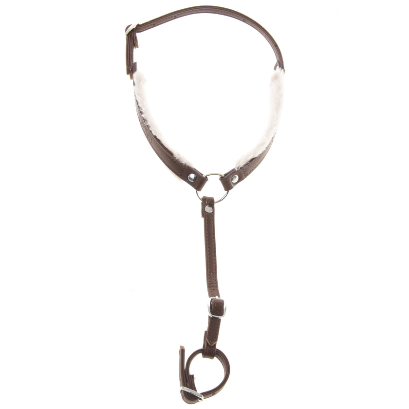 Breastgirth with fur Walnut