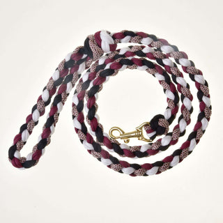 Hobby Horse - Corda intrecciata nero/bianco/bordeaux