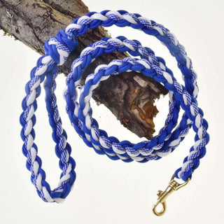 Hobby Horse - Corda intrecciata bianco/blu