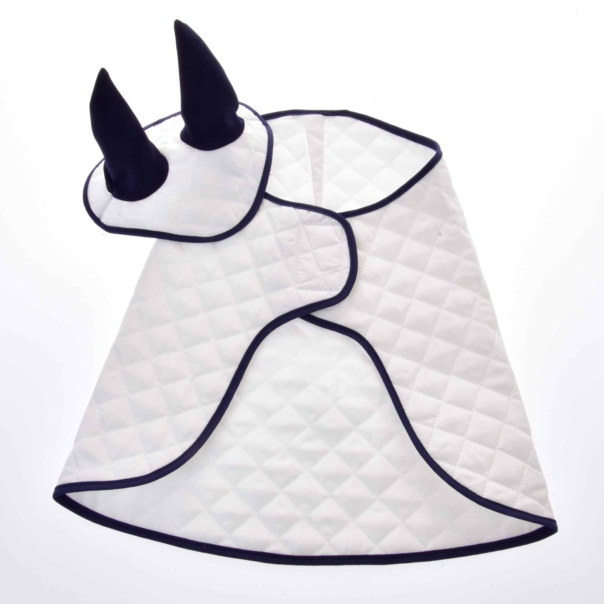 Set Thermo White (Ear Bonnet + Blanket)